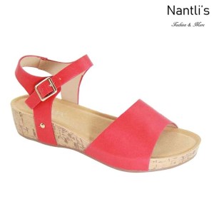AN-Adina-1 Red Zapatos de Mujer Mayoreo Wholesale Women Shoes Nantlis