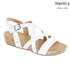 AN-Adina-5 White Zapatos de Mujer Mayoreo Wholesale Women Shoes Nantlis