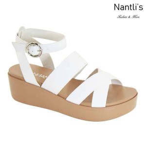 AN-Birtha-1 White Zapatos de Mujer Mayoreo Wholesale Women Shoes Nantlis