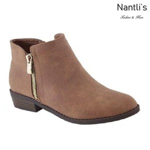 AN-Essie-6K Tan Botas de nina Mayoreo Wholesale girls Boots Nantlis