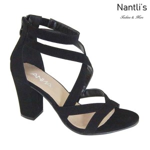 AN-Fatima Black Zapatos de Mujer Mayoreo Wholesale Women Shoes Nantlis