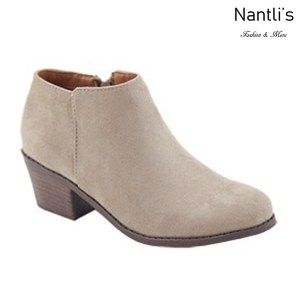 AN-Halo-1k Taupe Botas de nina Mayoreo Wholesale girls Boots Nantlis