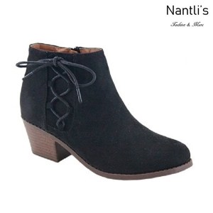 AN-Halo-5k Black Botas de nina Mayoreo Wholesale girls Boots Nantlis