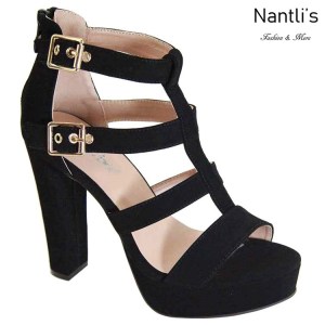 AN-Hermosa Black Zapatos de Mujer Mayoreo Wholesale Women Shoes Nantlis