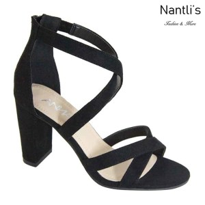 AN-Hinges-10 Black Zapatos de Mujer Mayoreo Wholesale Women Shoes Nantlis