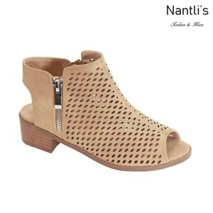 AN-Josefa-1K Light Taupe Zapatos de nina Mayoreo Wholesale girls Shoes Nantlis