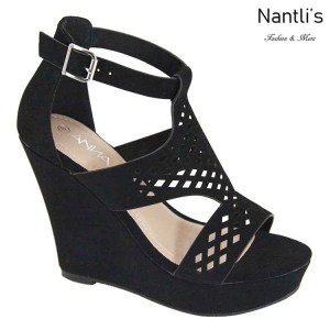 AN-Kirby-15 Black Zapatos de Mujer Mayoreo Wholesale Women Shoes Nantlis