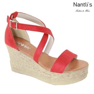 AN-Laguna-5 Red Zapatos de Mujer Mayoreo Wholesale Women Shoes Nantlis