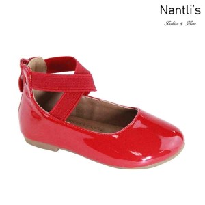 AN-Moana-3E Red Zapatos de nina Mayoreo Wholesale girls Shoes Nantlis