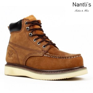 AS-650 Brown Botas de Trabajo Mayoreo Wholesale Work Boots Nantlis