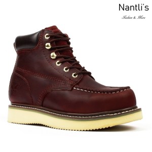 AS-650 Burgundy Botas de Trabajo Mayoreo Wholesale Work Boots Nantlis