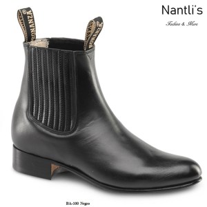 BA100 Negro Botines Charros Equestrian Paddock Boots Nantlis