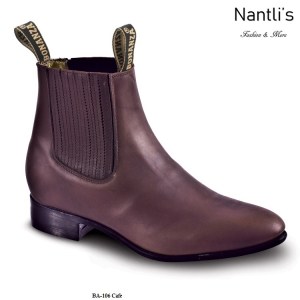 BA106 Brown Botines Charros Equestrian Paddock Boots Nantlis