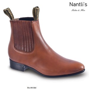 BA106 Honey Botines Charros Equestrian Paddock Boots Nantlis