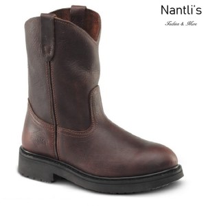 BA-107 Brown Botas de Trabajo Mayoreo Wholesale Work Boots Nantlis