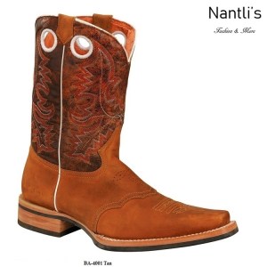 BA4001 Tan Botas Vaqueras Rodeo Western Boots Nantlis