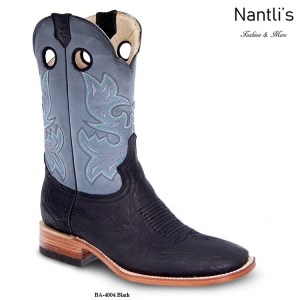 BA4004 Black Botas Vaqueras Rodeo Western Boots Nantlis
