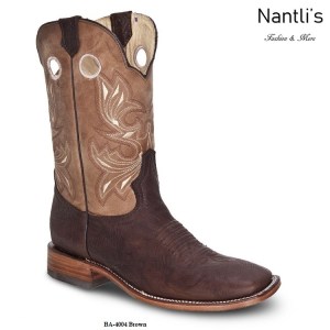 BA4004 Brown Botas Vaqueras Rodeo Western Boots Nantlis