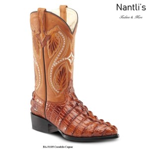 BA51105 Crocodile Cognac Botas Vaqueras Western Boots Nantlis