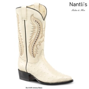 BA51305 Ostrich Bone Botas Vaqueras Western Boots Nantlis