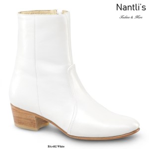 BA602 Piel Hueso Botines Charros Equestrian Paddock Boots Nantlis