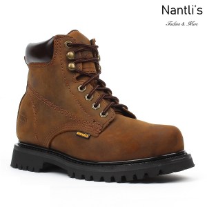 BA-610 brown Botas de Trabajo Mayoreo Wholesale Work Boots Nantlis