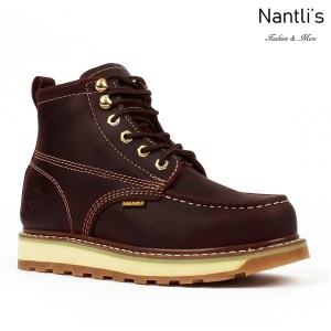 BA-612 burgundy Botas de Trabajo Mayoreo Wholesale Work Boots Nantlis