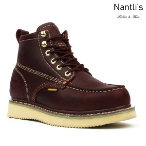 BA-630 burgundy Botas de Trabajo Mayoreo Wholesale Work Boots Nantlis