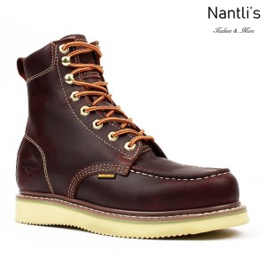 BA-829 burgundy Botas de Trabajo Mayoreo Wholesale Work Boots Nantlis