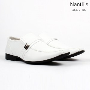 BE-A126 White Zapatos por Mayoreo Wholesale Mens shoes Nantlis Bonafini Shoes
