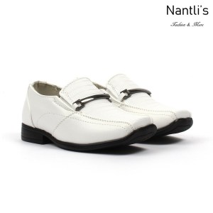 BE-i121 White Zapatos por Mayoreo Wholesale kids shoes Nantlis Bonafini Shoes