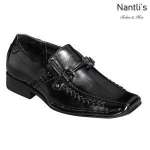 BE-K213 Black Zapatos por Mayoreo Wholesale kids shoes Nantlis Bonafini Shoes