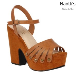 BL-Alden-1 Tan Zapatos de Mujer Mayoreo Wholesale Women Shoes Wedges Nantlis