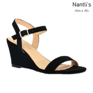 BL-Alice-10 Black Zapatos de Mujer Mayoreo Wholesale Women Shoes Wedges Nantlis