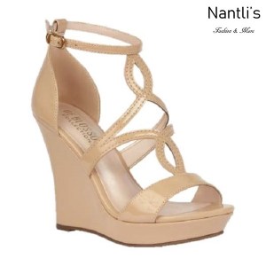 BL-Alle-11 Nude Zapatos de Mujer Mayoreo Wholesale Women Shoes Wedges Nantlis