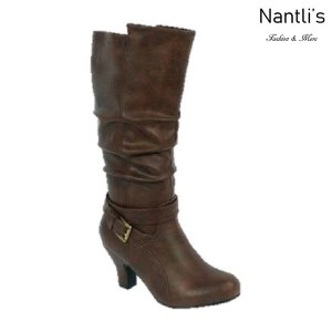 BL-Brand-46 Brown Botas de Mujer Mayoreo Wholesale Womens Boots Nantlis