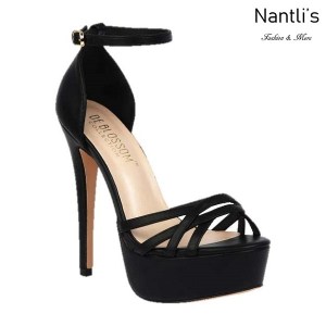 BL-Flora-10 Black Zapatos de Mujer Mayoreo Wholesale Women Heels Shoes Nantlis