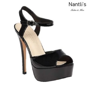 BL-Flora-12 Black Zapatos de Mujer Mayoreo Wholesale Women Heels Shoes Nantlis
