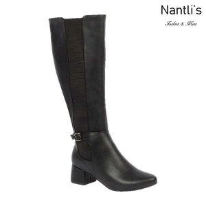 BL-Hana-1 Black Botas de Mujer Mayoreo Wholesale Womens Boots Nantlis