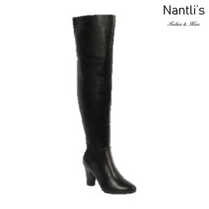 BL-Lucia-11 Black Botas de Mujer Mayoreo Wholesale Womens Boots Nantlis