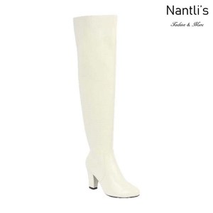 BL-Lucia-11 White Botas de Mujer Mayoreo Wholesale Womens Boots Nantlis