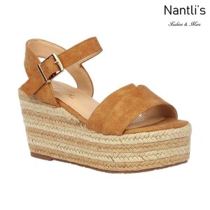 BL-Nina-16 Tan Zapatos de Mujer Mayoreo Wholesale Women Shoes Wedges Nantlis