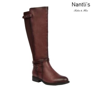 BL-Pita-47W Burgundy Botas de Mujer Mayoreo Wholesale Womens Boots Nantlis