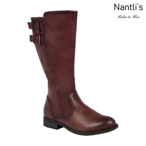 BL-Pita-50W Burgundy Botas de Mujer Mayoreo Wholesale Womens Boots Nantlis