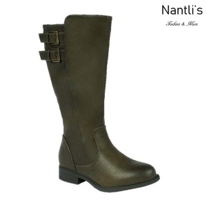 BL-Pita-50W Olive Botas de Mujer Mayoreo Wholesale Womens Boots Nantlis