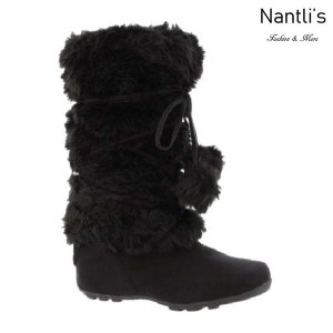 BL-Tara-Hi Black Botas de Mujer Mayoreo Wholesale Womens Boots Nantlis