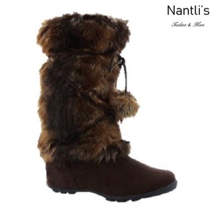 BL-Tara-Hi Brown Botas de Mujer Mayoreo Wholesale Womens Boots Nantlis