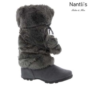 BL-Tara-Hi Grey Botas de Mujer Mayoreo Wholesale Womens Boots Nantlis