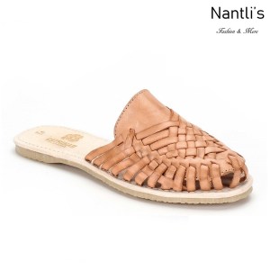 Huaraches Mayoreo CAH740 Natural Huarache de piel para mujer Womens Mexican leather sandals Nantlis Tradicion de Mexico