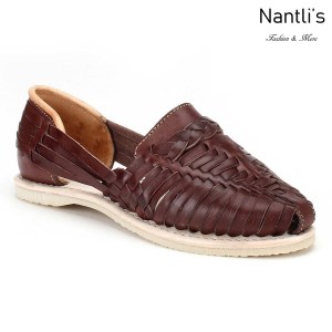 Huaraches Mayoreo CAH754 Chocolate Huarache de piel para mujer Womens Mexican leather sandals Nantlis Tradicion de Mexico